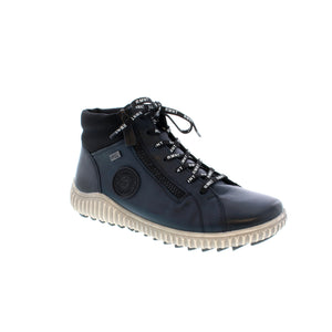 Remonte R8272-14 high-top sneakers add a sporty twist on Rieker's classic design. Featuring a lace-up front, side zipper for easy on/off, Remonte Tex to keep your feet dry, and a lugged sole for traction - you'll want to sport these sneakers every day!