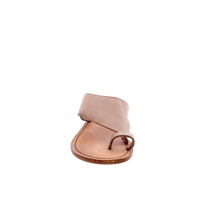 Free People Sant Antoni leather sandals feature an asymmetric strap and toe loop with a hand-treated worn-in washed look. 