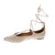 LA POINTED TOE FLAT WITH LONG LACES