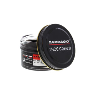 Tarrago Shoe Cream is crafted from carnauba wax and beeswax for nourishment, shine maintenance and color enhancement. This product creates lasting shine and ensures waterproof protection, nutrition and flexibility to leather, while providing full coverage.