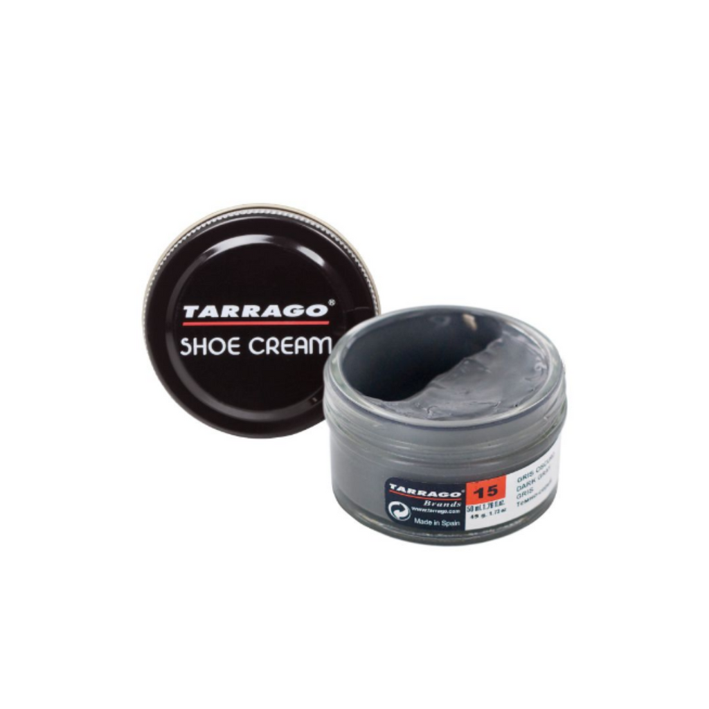 Tarrago Shoe Cream is crafted from carnauba wax and beeswax for nourishment, shine maintenance and color enhancement. This product creates lasting shine and ensures waterproof protection, nutrition and flexibility to leather, while providing full coverage.