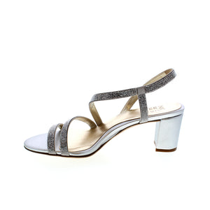 Naturalizer Vanessa 2 strappy heeled slingback sandal features an almond toe, innovative anatomically sculpted cushioning system for a premium fit and all-day comfort with a non-slip outsole and sparkly straps for the perfect amount of glitz.  