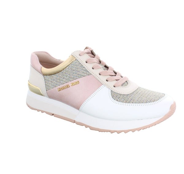 Michael kors allie leather and canvas deals sneaker