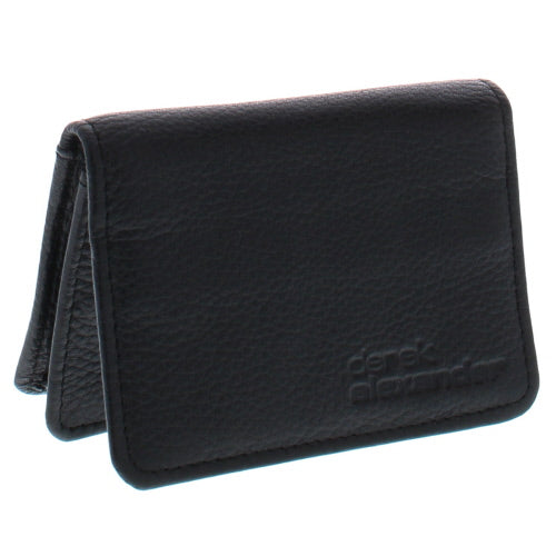 This compact leather wallet from Derek Alexander is something you’ll want to add to your pockets, with its three credit card sleeves and an additional sleeve pocket on the rear exterior, you’ll be able to carry all of your necessities!