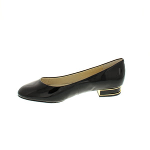 DS LA ROUND TOE LOW BLOCK HEEL PUMP