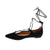 LA POINTED TOE FLAT WITH LONG LACES