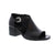 Make a fashion statement with this attractive leather Mjus heel! This heel has an easy on and off with side-zip, plus a side buckle-adjust for the perfect fit!