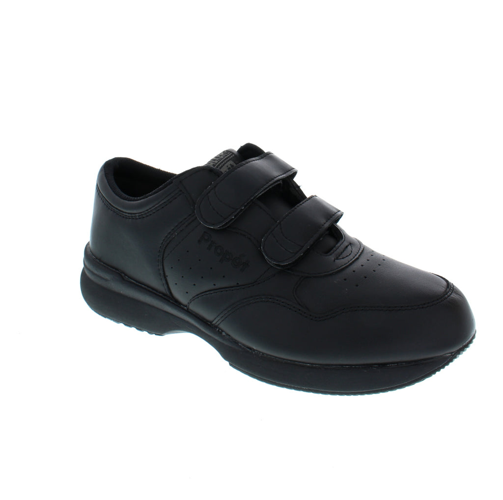 Propet's Life Walker shoe features a full-grain, leather upper with velcro-adjust straps, creating a personalized and comfortable fit!