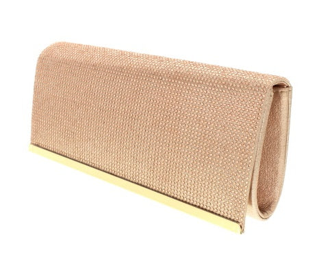 Taxi Sophie Clutch - Rose Gold