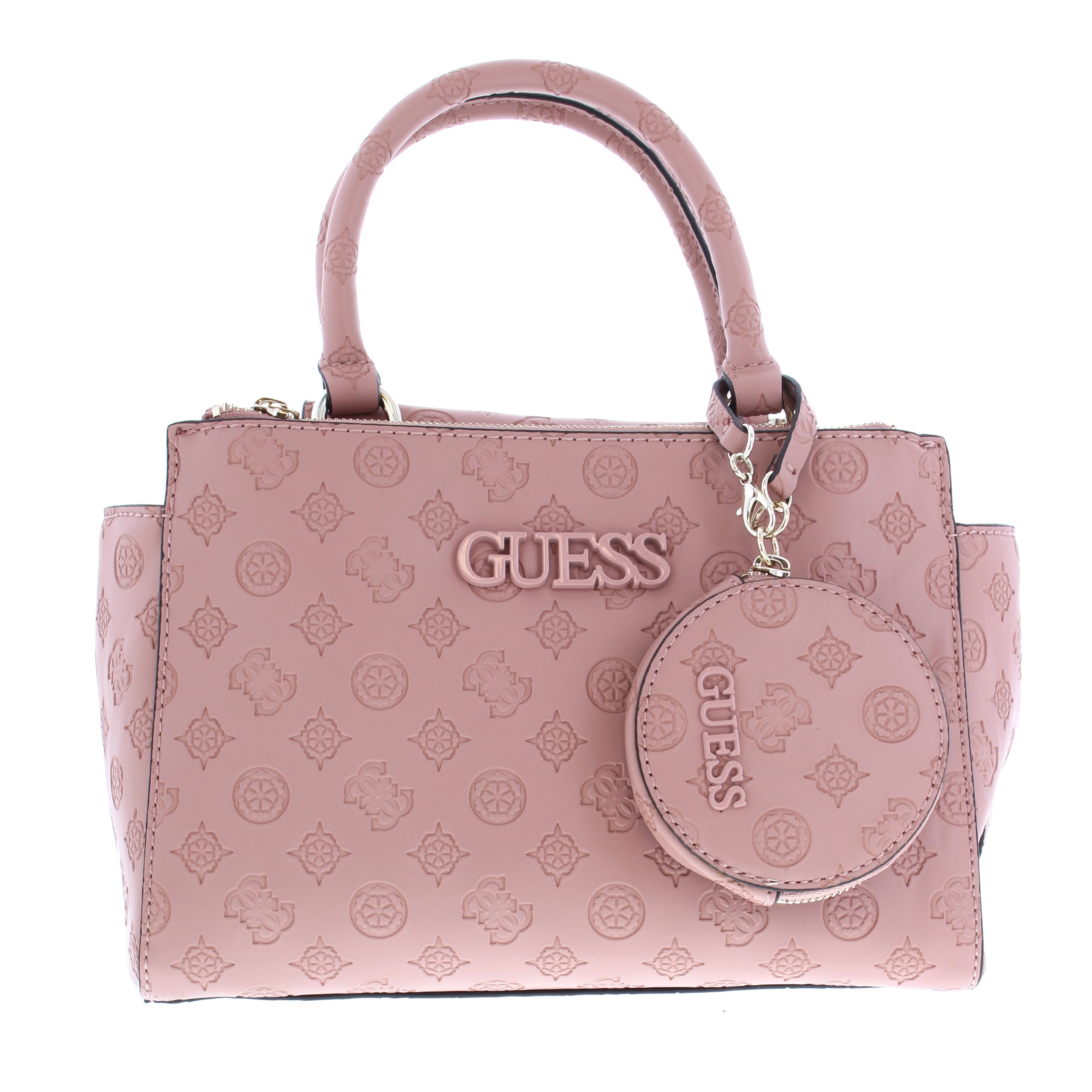 Pink guess satchel Clearance